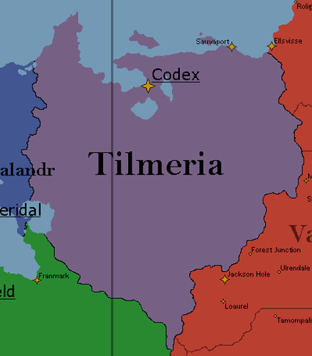 Tilmeria map