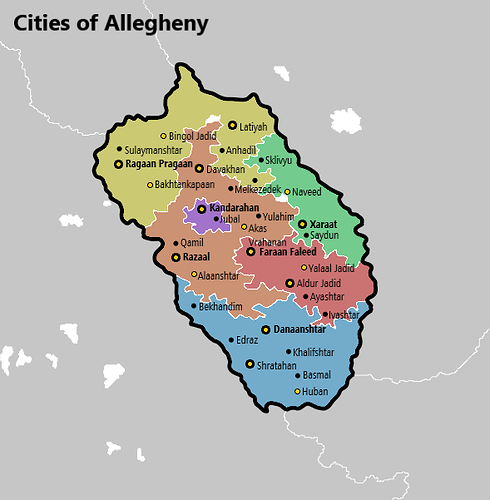 Cities of Allegheny
