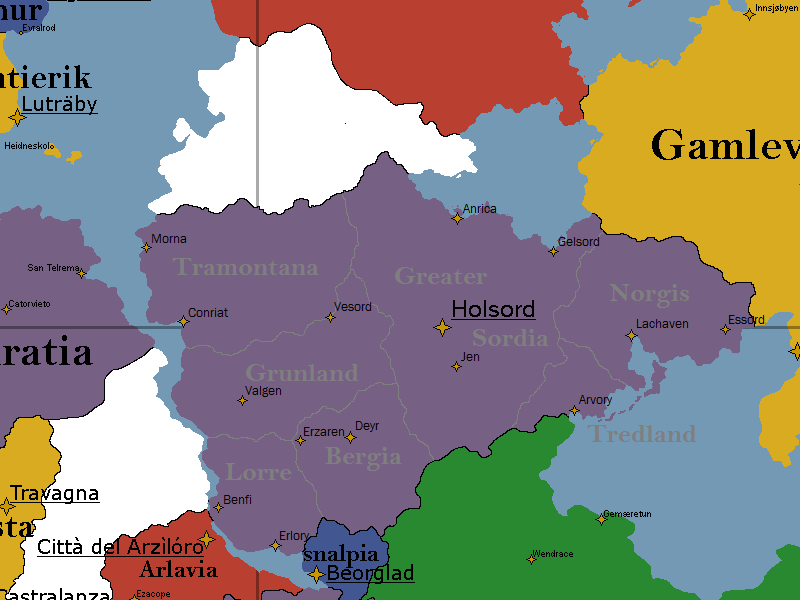 Sordland Map