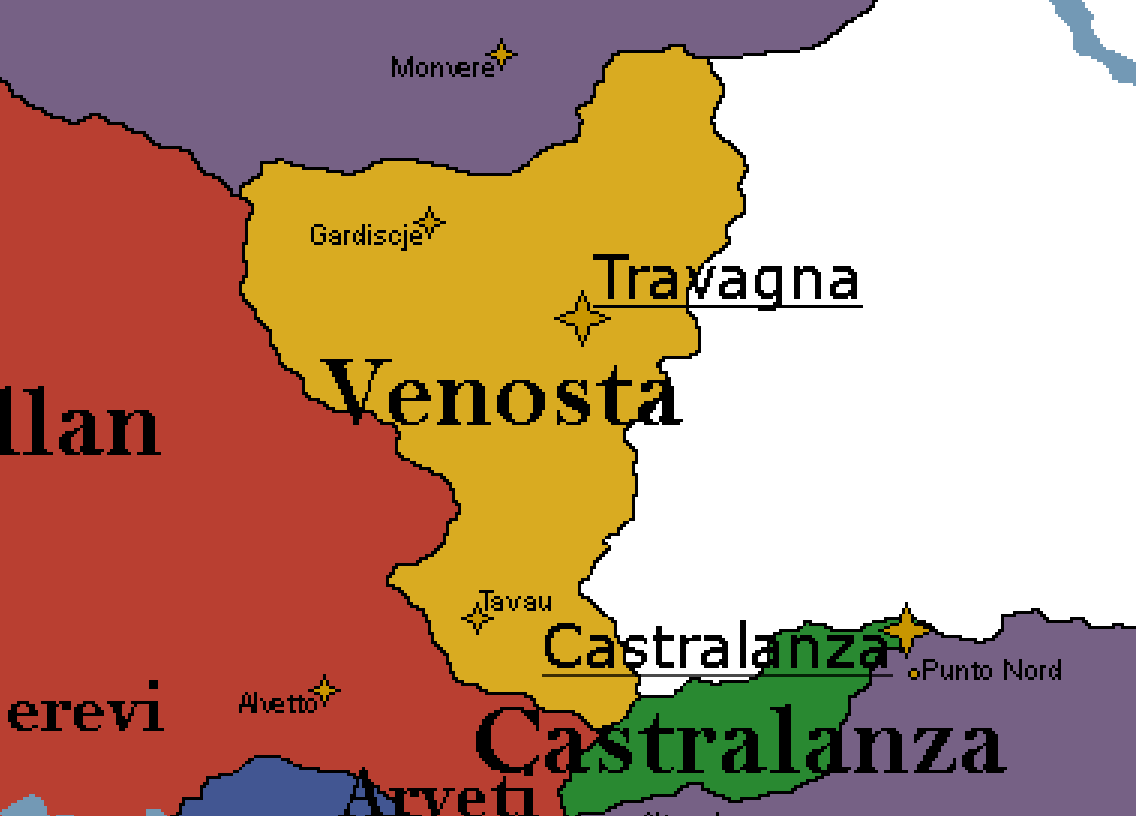 Map of Venosta